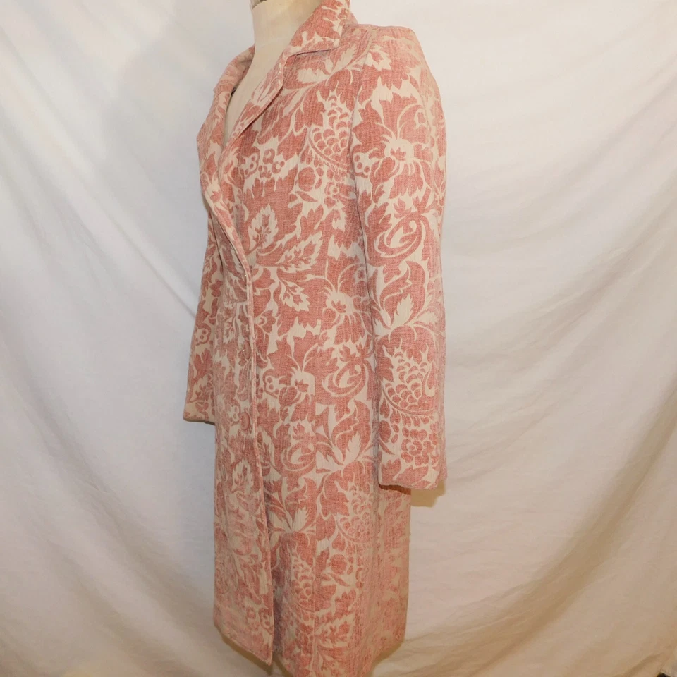 Abrigo Formal Penny Lane Arden B. Para Mujer Talla L Texturizado Rosa Tapiz Foto 2 de 4