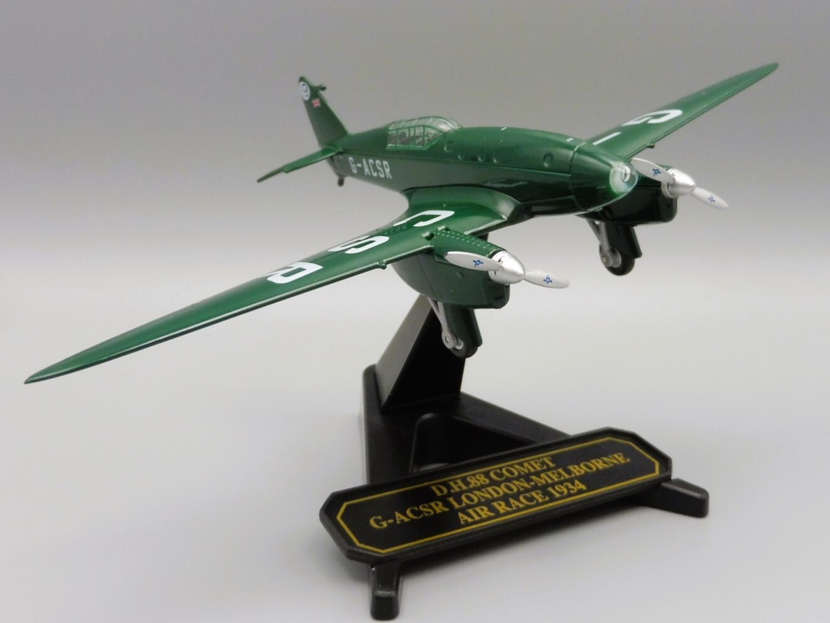 72COM001 Oxford de Havilland DH 88 Comet Black Magic 1934