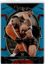 2023 Panini Select WWE #6 Xyon Quinn Light Blue Prizms #/249