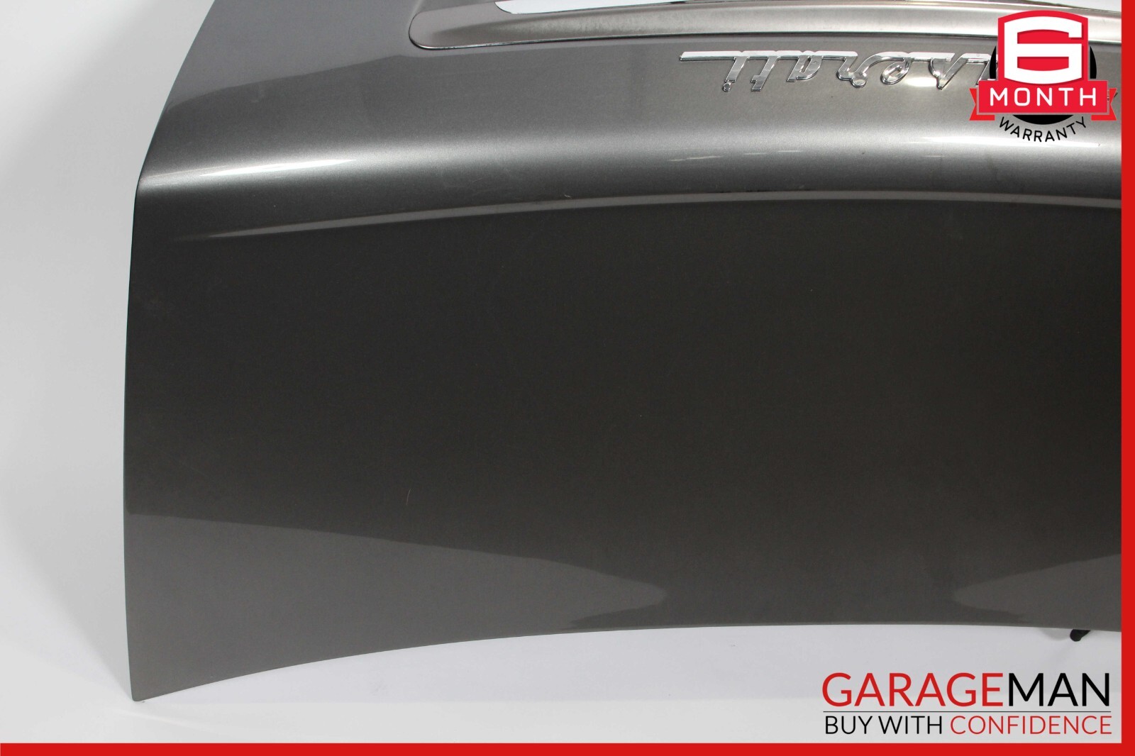 03-13 Maserati Quattroporte M139 Rear Trunk Lid Deck Shell Panel Gray OEM