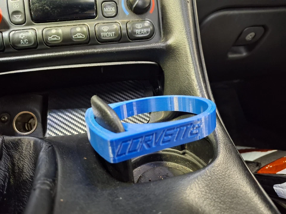 Nuevo diseño portavasos grande actualización soporte para bebidas para Corvette C5 1997-2004 Foto 4 de 4