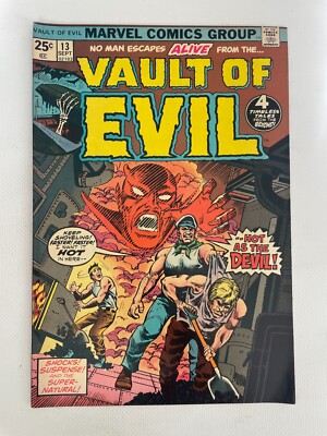 Vault Of Evil # 13 VF/NM Marvel Comic Book Monster Horror Fear Scary 16 LI8