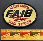 Desert Storm Fa-18 Iraqi Stinger Hornet Patch Saudi Arabia