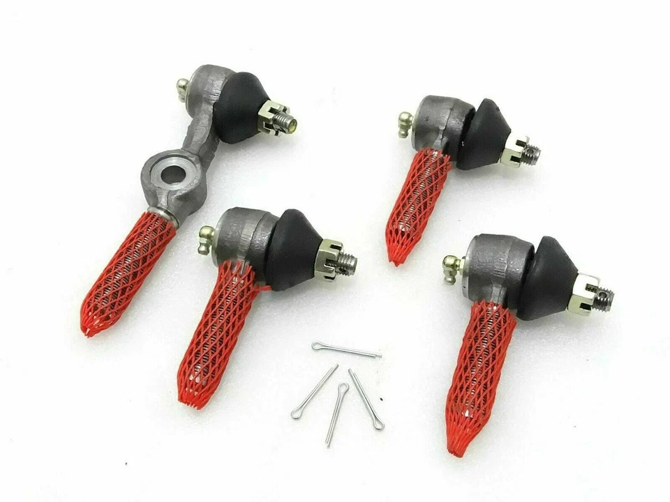 Fits Willys CJ2A CJ3B Mahindra Jeep Steering Tie Rod End Kit Set Of 4 Right Hand - Image 3 of 3