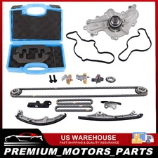 Timing Chain Water Pump w/Tools Set Fit 07-10 Ford Mercury 3.5L Lincoln Mazda V6