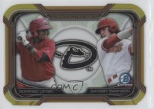 2015 Bowman Draft Gold Refractor 5/50 Dansby Swanson Domingo Leyba #TDC-2 ni4