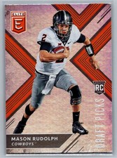 Mason Rudolph #111, Rookie, Draft Picks, OSU Cowboys, 2018 Panini Elite
