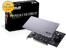 Hyper M.2 X16 Pcie 3.0 X4 Expansion Card V2 Supports 4 Nvme M.2 2242/2260/2280/