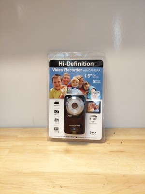 Jazz 5MP 1.8  hi-Definition video recorder With Camera - Jazz HDV155  Black  New