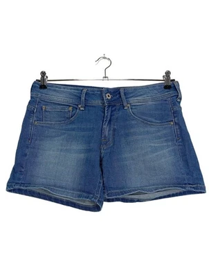 PEPE JEANS Short en jean Dames Pantalon court T EU 36 bleu style décontracté - Photo 1/4