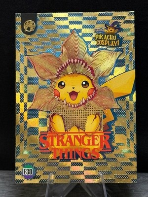 PIKACHU COSPLAY! Halloween 2025   SPECIAL RARE FOIL - E30 Stranger Things