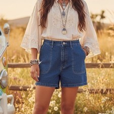 Vintage Wrangler Highrise Denim Shorts 10