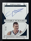 2021-22 Panini National Treasures Nikola Jokic Notable Nicknames Auto /25