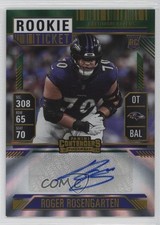 2024 Panini Contenders Rookie Opening Kickoff Ticket Roger Rosengarten Auto 1f5j