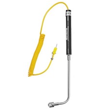K Type Curved Head Surface Thermocouple Probe 150mm x 6mm 500C 1 Pack