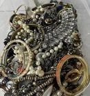 5lb Bulk Jewelry Lot Vintage & Modern Wearable Resell Costume Fashion Jewelry J1