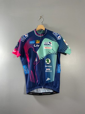 Vintage Radtrikot Skoda Team Arkea Sojasun Liv FDJ