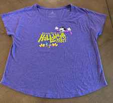 Disney Parks 2017 WDW Mickeys Not So Scary Halloween Party Purple Shirt Size XXL