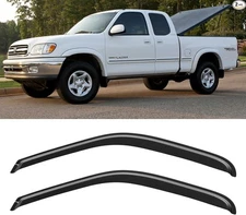 Window Visors Rain Guards for Access Cab, Out-Channel Window Vent Wind Deflector