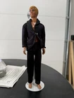 Vintage Mattel Ken Doll 1968 Taiwan Blonde Hair Black Tuxedo Outfit