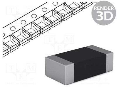 ±25% R: 0,5Ω 310mA 1206 SMD Drossel: Draht mit Kompensierung