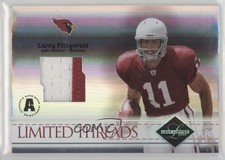 2004 Leaf Limited Limited Threads Prime 5/25 Larry Fitzgerald #LT-64 gp1