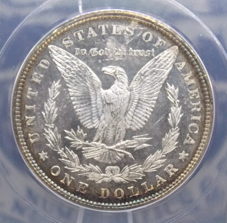 1886 "P" Morgan SILVER Dollar $1 ANACS MS63 DMPL #298 Deep Mirror Proof Like DPL - Image 2 of 4