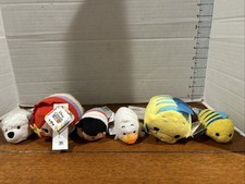 Disney Tsum Tsum Mini Plush Lot 6 of Little Mermaid NWT
