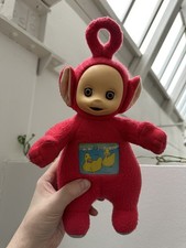 Vintage 90 s Teletubbies Po 12 Tummy Glow Teletubby Red Plush Toy