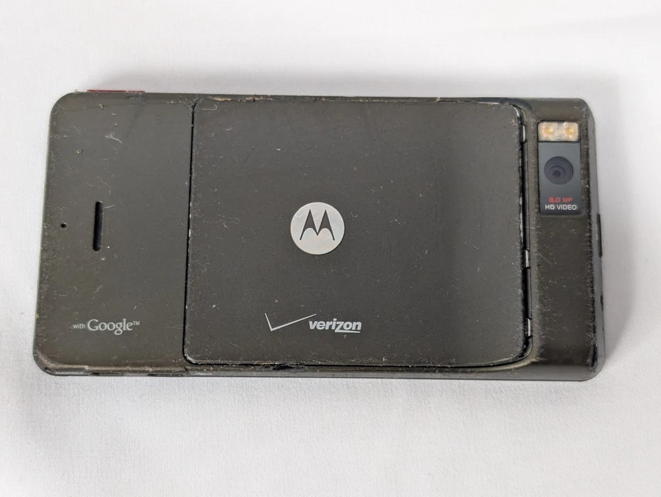 Motorola DROID X DROID X2 Verizon 8MP Cámara HD Teléfono Android De Colección PARA REPUESTOS Foto 4 de 4