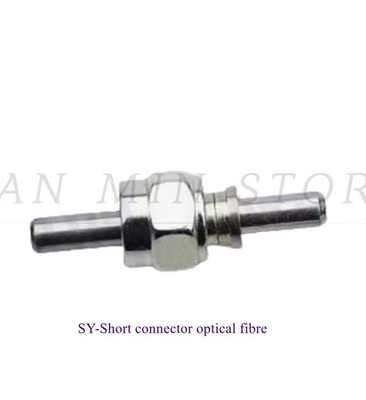 1PC   short connector optical fibre 25.4mm long Single nut 600um Visible NIR *tn