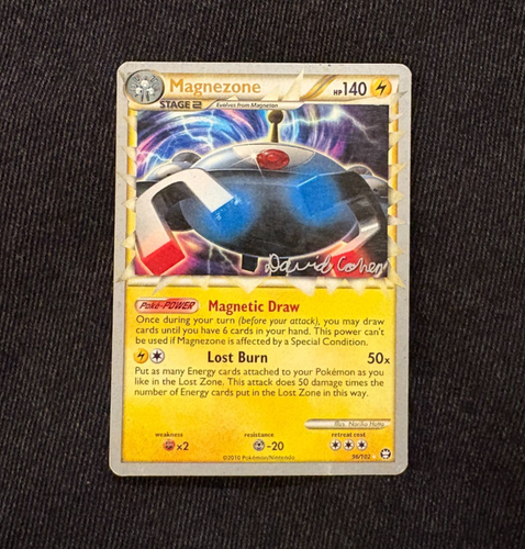 Magnezone (Prime) 96/102 Triumphant Holo David Cohen Signed Pokemon 2010 - Picture 1 of 2