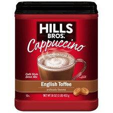Hills Bros. Instant Cappuccino Mix - Easy to Use and Convenient - Frothy and Dec