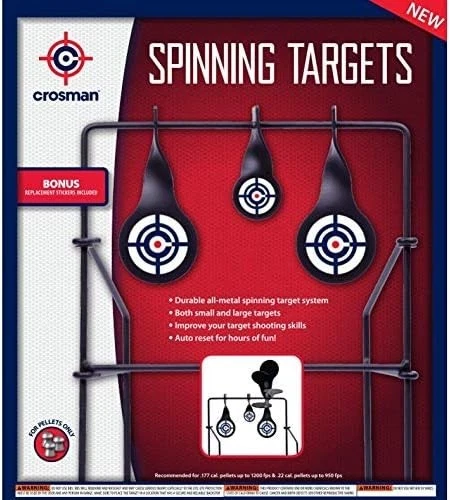 Spinning Shooting Targets Gun Shoot Airgun BB Paintball Airsoft Hunting Pellet - Image 3 of 3