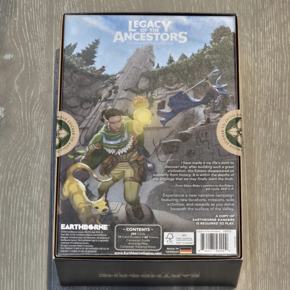 Earthborne Rangers Card Game: Legacy Of The Ancestors Expansion - Image 2 of 2