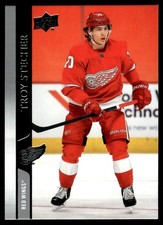 2020-21 UPPER DECK HOCKEY CARD TROY STECHER #550 DETROIT RED WINGS 7369