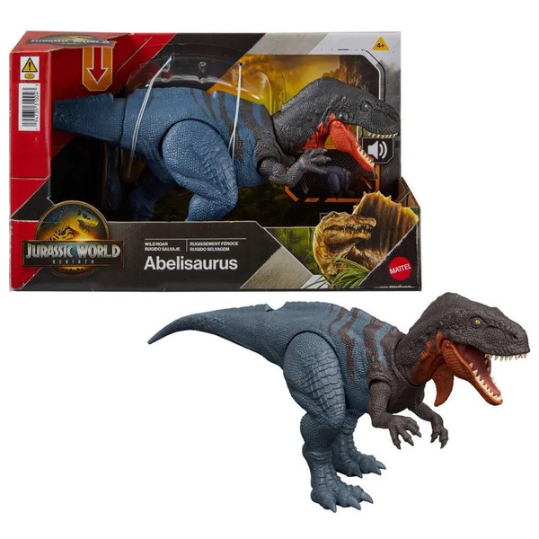 Jurassic World Wild Roar Abelisaurus Offene Verpackung JGB91 Deutsch 2025 Mattel-image