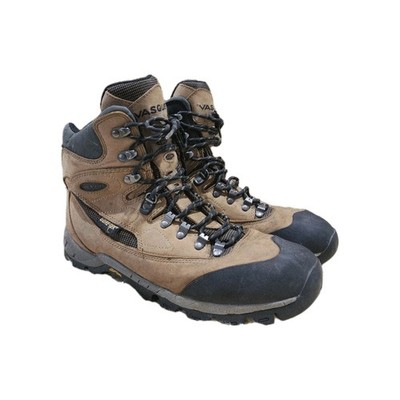 Vasque Gore-Tex Vibram Hiking Boots Men's 12 Wide Brown Leather Trail Backpackin