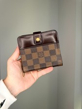 Authentic LOUIS VUITTON Damier Ebene Canvas L...