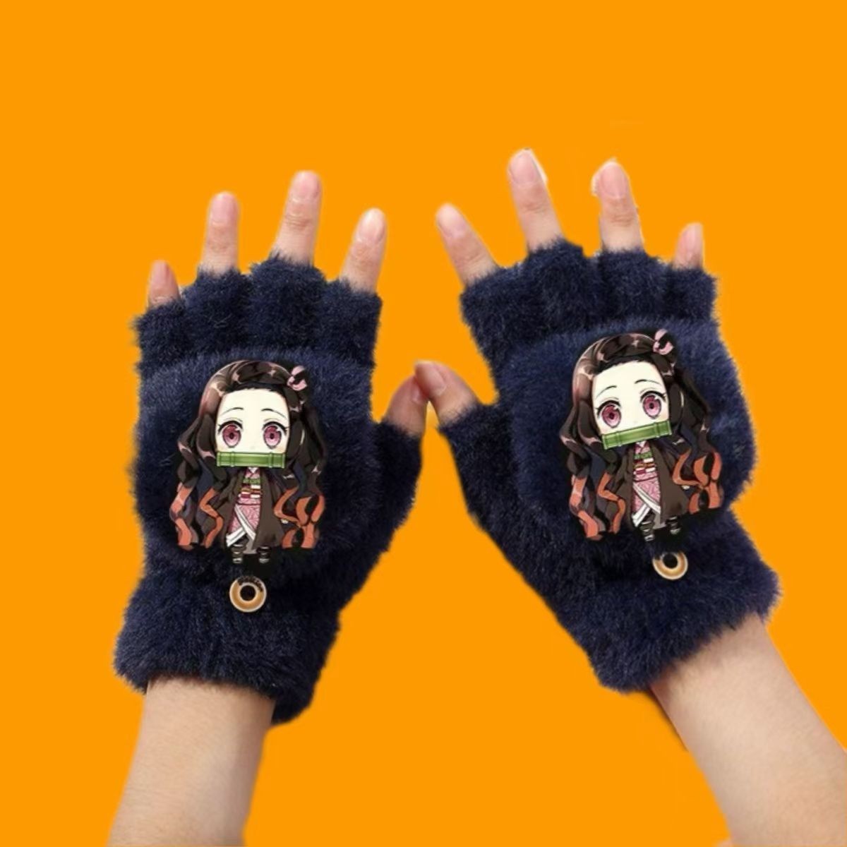 Demon Slayer: Kimetsu no Yaiba Kamado Nezuko Anime guante guantes peluche