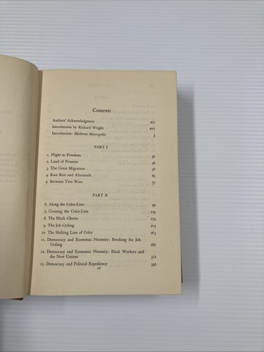 SCHWARZE METROPOLE EINE STUDIE ÜBER DAS NEGERLEBEN in einer nördlichen Stadt 1. Auflage 1945 Drake HC - Bild 10 von 16