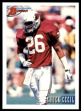 1993 Bowman Chuck Cecil Phoenix Cardinals #49