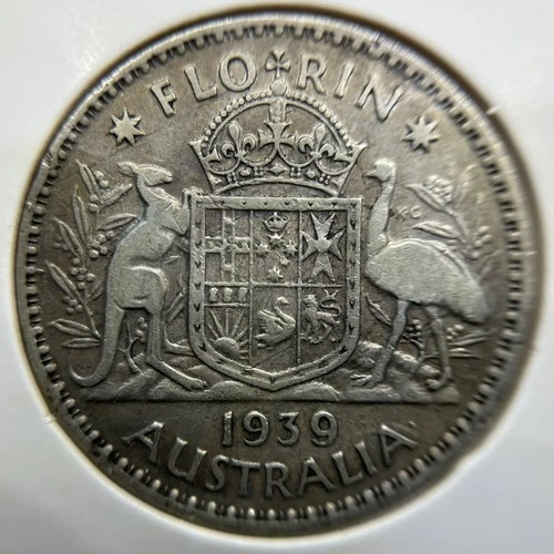 1939 George VI Florin — photo from another recent sale