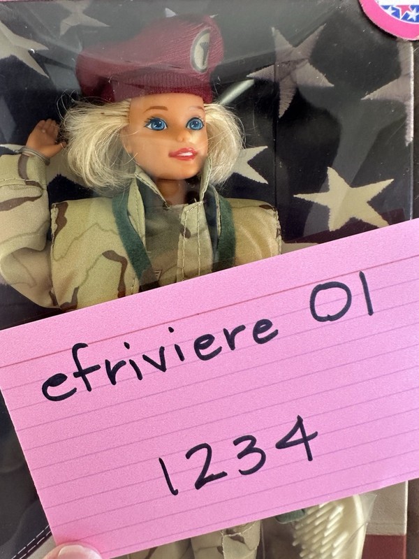 Army Barbie 1234 NOS/NIB