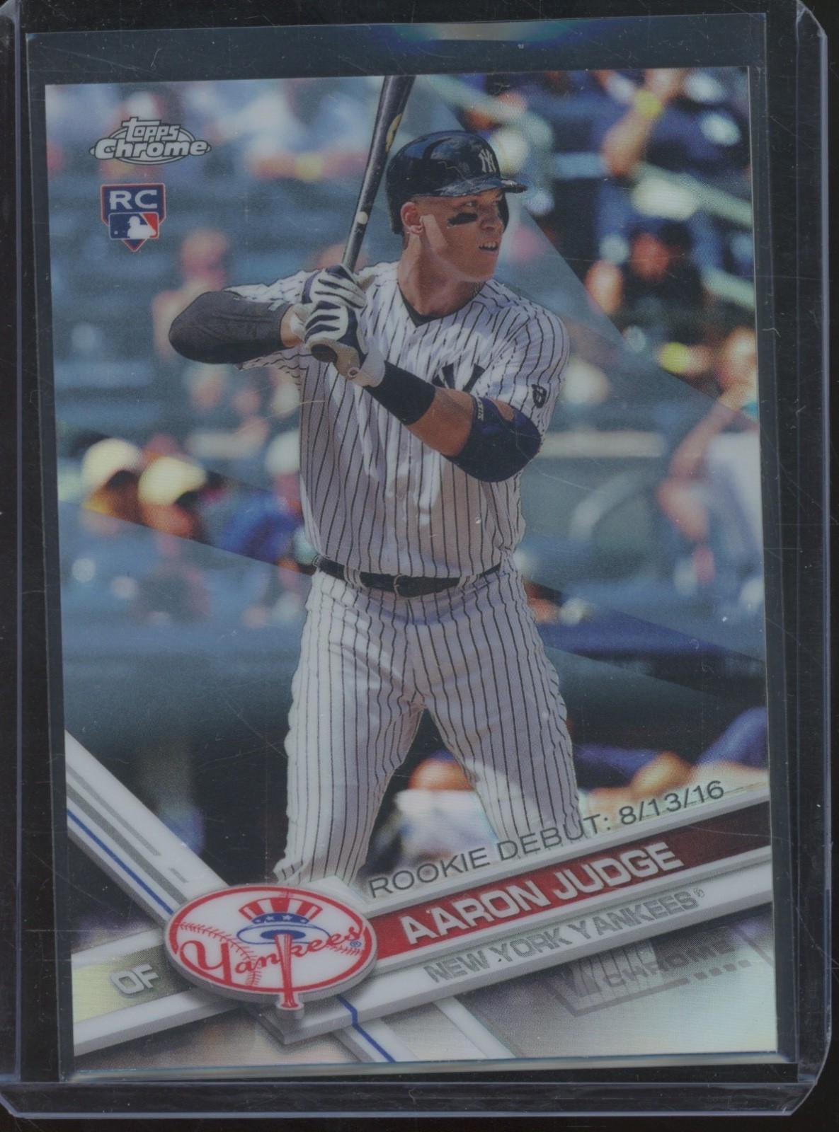 2017 Topps Chrome Update Refractor HMT50 Aaron Judge 1/250 RC Rookie