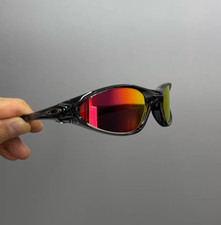 Oakley Minute Gen1 Minute1.0 Sunglasses Translucent Black Frame Ruby Lenses