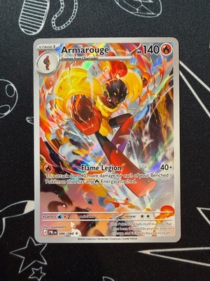 Armarouge 086/084 Pokemon TCG Pitch Black Illustration Rare Englisch