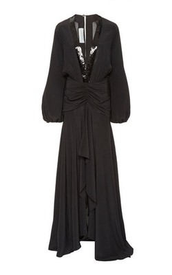 Silvia Tcherassi Danitza Black Silk Dress Size S 