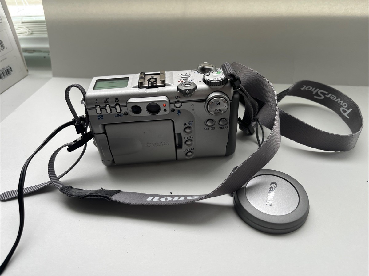Canon PowerShot G3 Digital Camera - Box, Accessories, Manuals