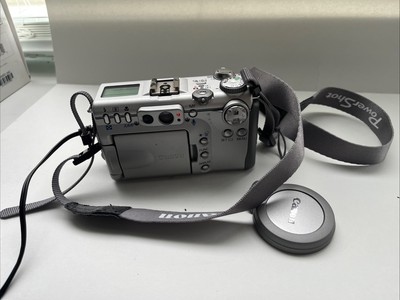 Canon PowerShot G3 Digital Camera - Box, Accessories, Manuals